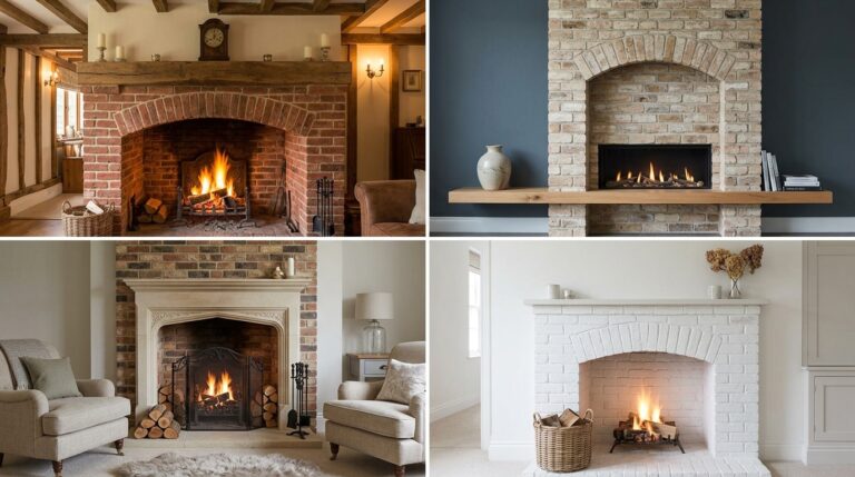 14 Arched Brick Fireplace Niche Ideas