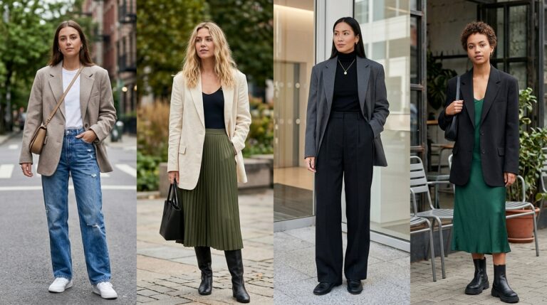 Boxy Oversized Blazer Outfit Ideas