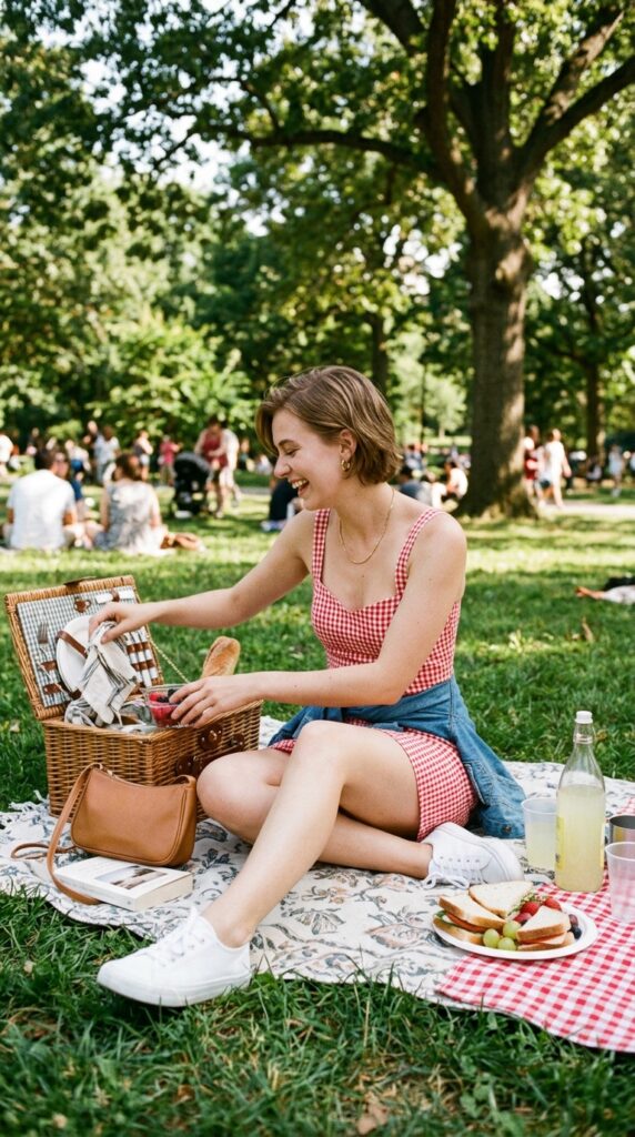 Gingham Mini Dress
