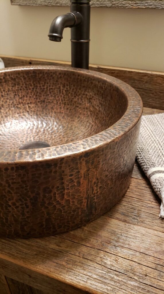 Handcrafted Copper Sink