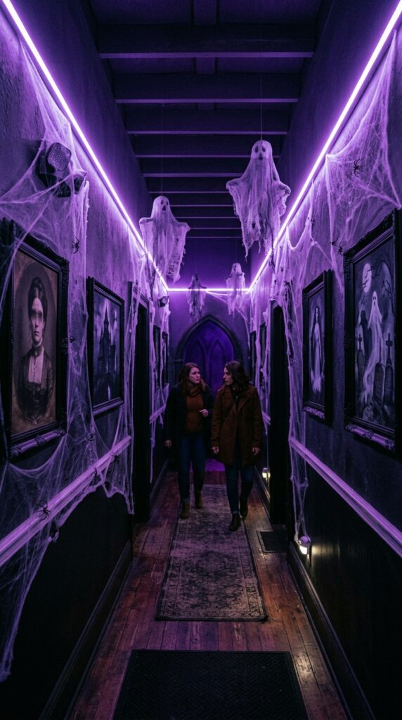Haunted Purple Hallway