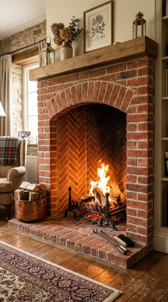 Herringbone Brick Interior