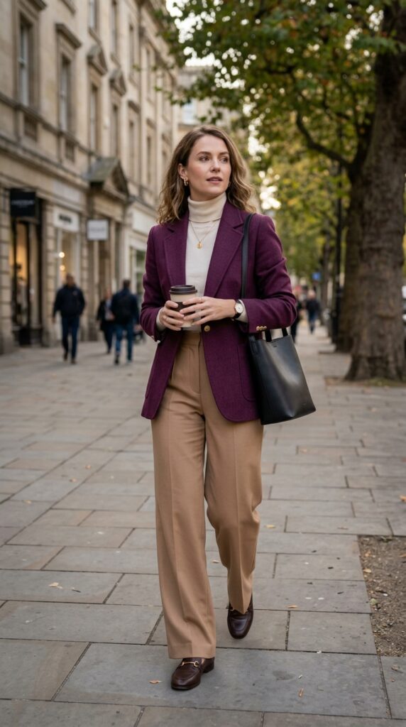 Jewel-Tone Velvet Blazer