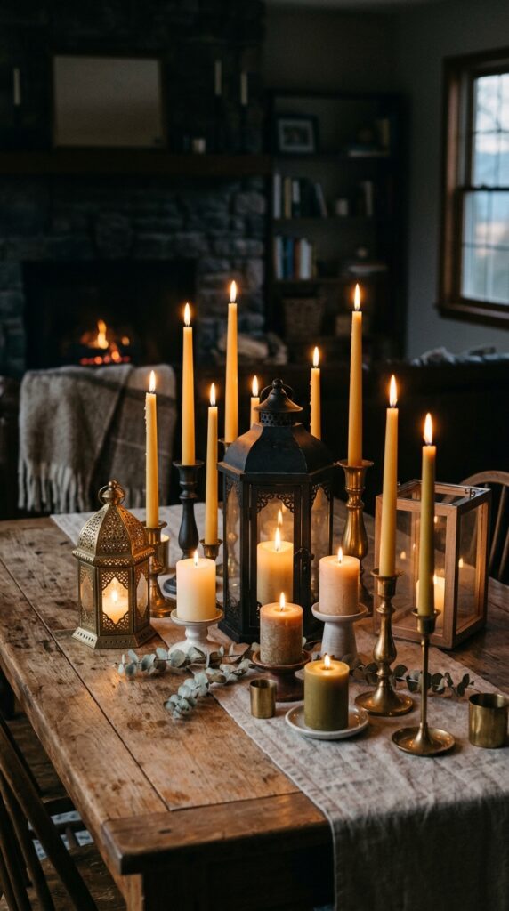 Layered Candlelight Display