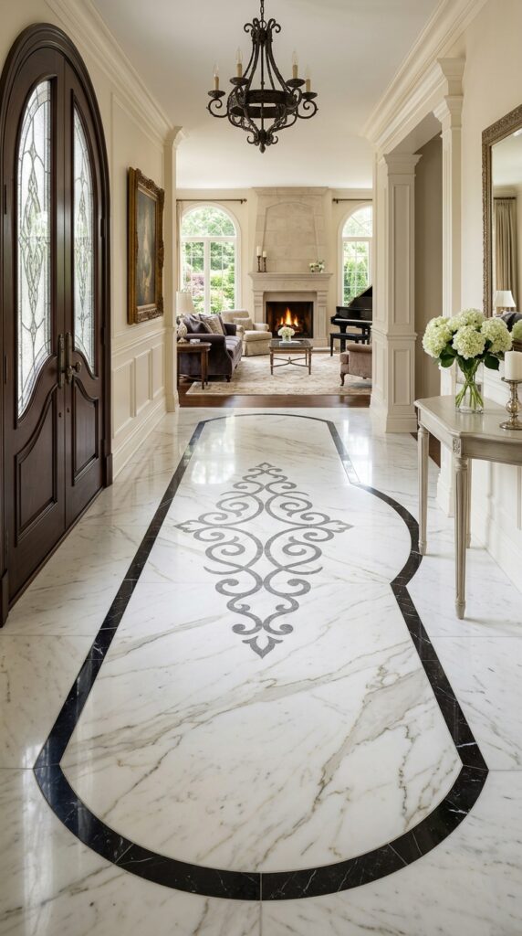 Marble Inlay Runner