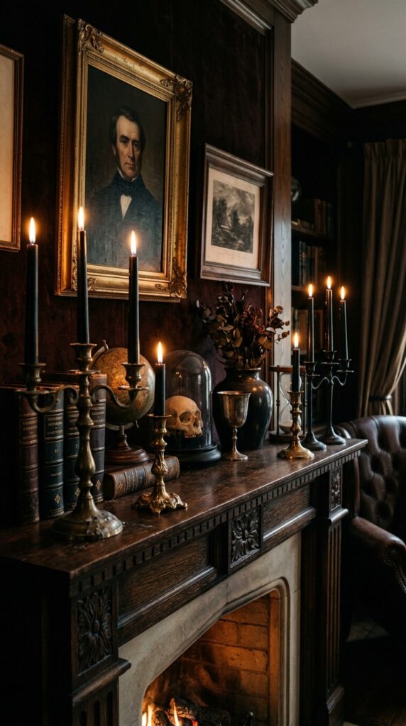 Moody Vintage Mantel