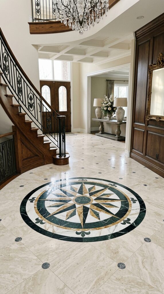 Round Marble Medallion