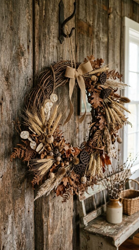 Rustic Brown Botanical Wreath