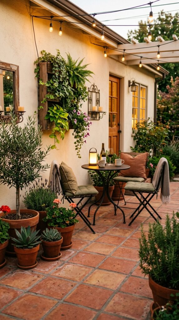  Small Terracotta Patio