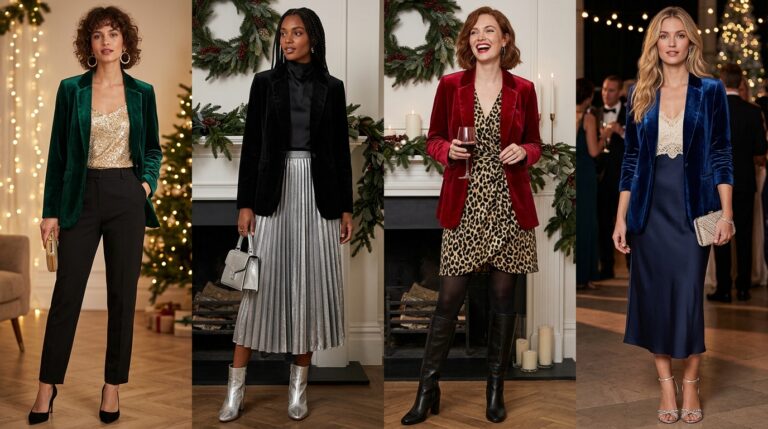 Velvet Blazer Holiday Party Ideas