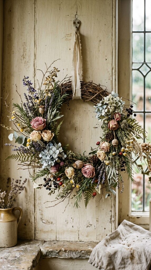 Vintage Cottage Wreath