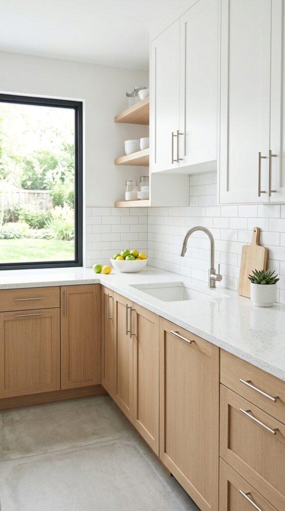 White Recycled Glass Countertop