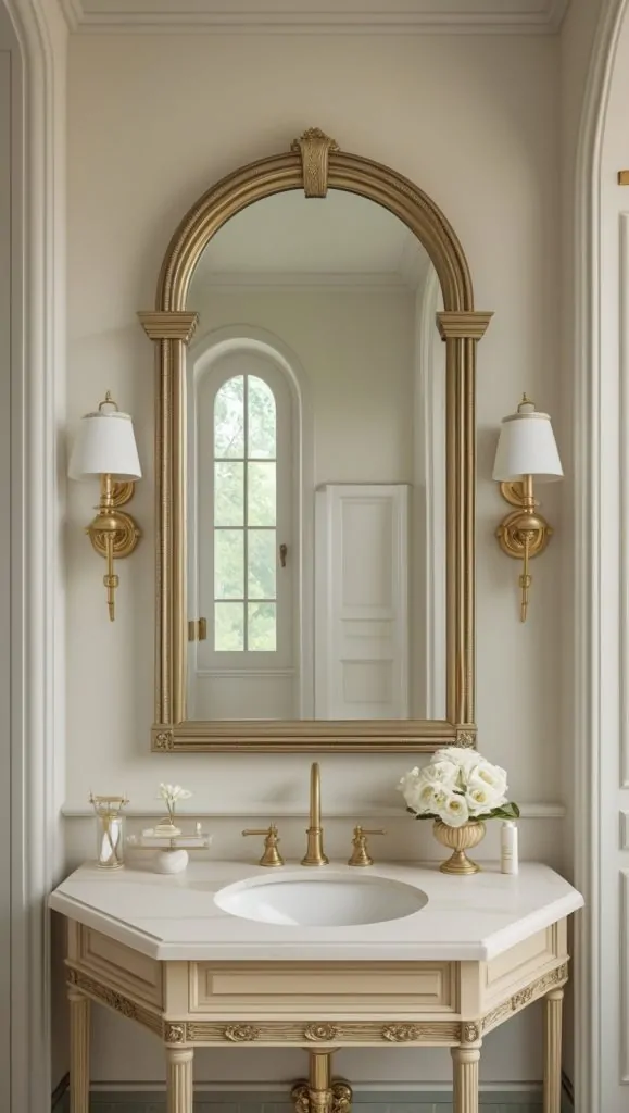 Arched Bathroom Mirrors