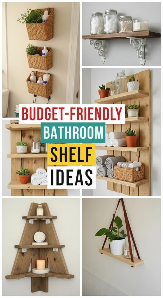 Budget-Friendly Bathroom Shelf Ideas