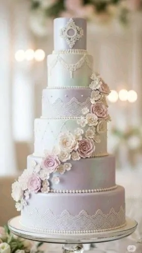 Classic White Tiered Cake