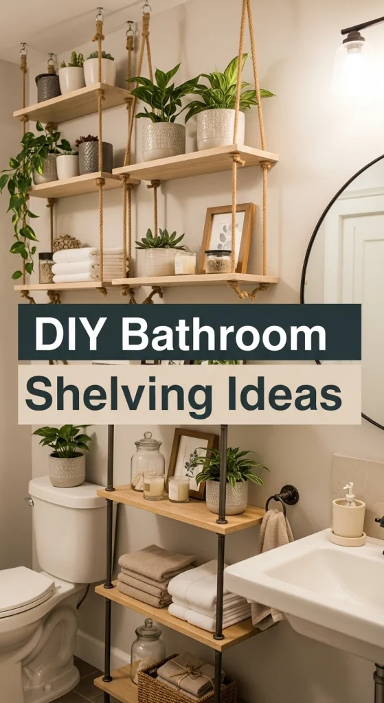 DIY Bathroom Shelving Projects For Homeowners