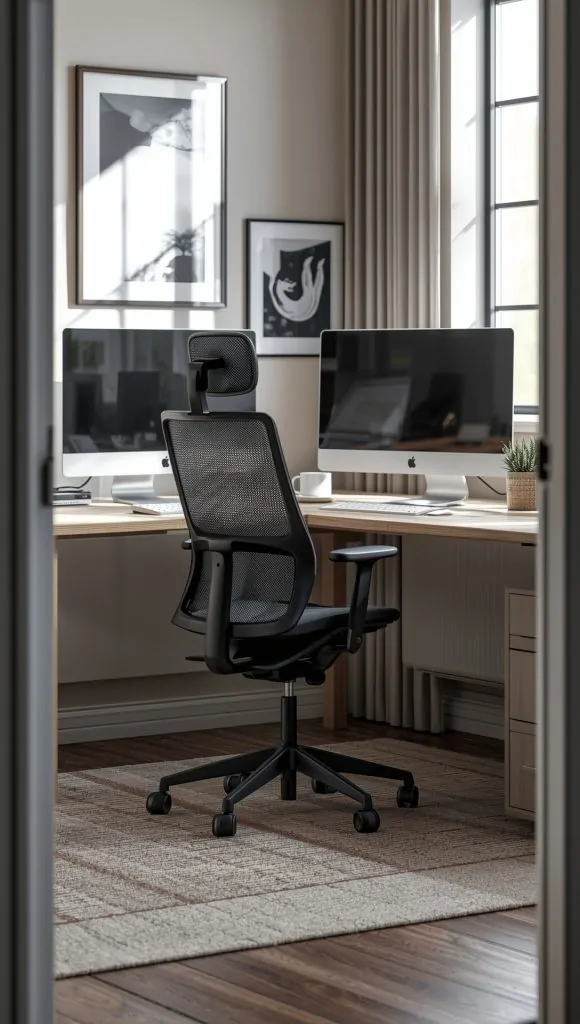 Ergonomic Desk And Chair Combo