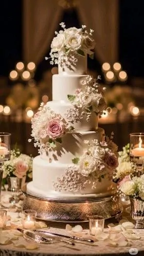 Floral Cascade Cake