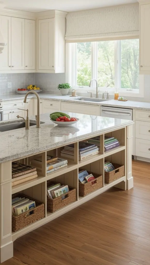 Kitchen Island With Seating And Storage Combo