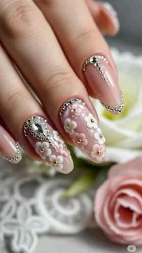 Matte White Nails