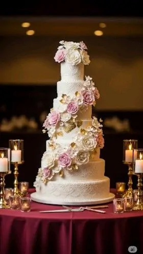 Modern Geometric Cake