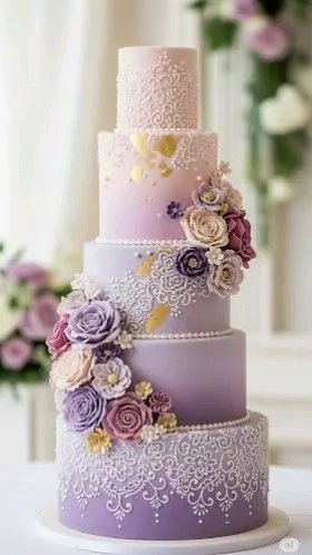 Sparkling Glitter Cake