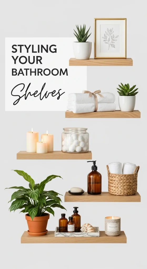 Styling Your Bathroom Shelves