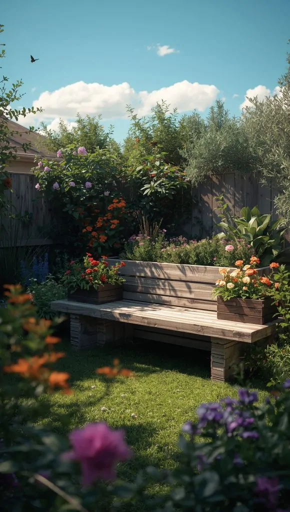 Use Built-In Planters And Seating