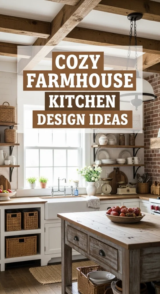 Cozy Farmhouse Kitchen Design Ideas for a Rustic Feel