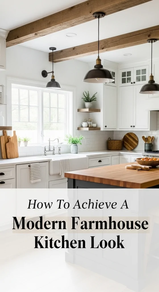 How to Achieve a Modern Farmhouse Kitchen Look