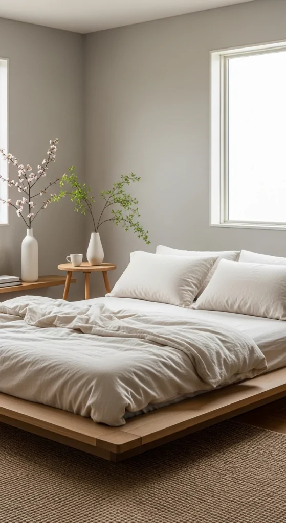 Low Platform Bed