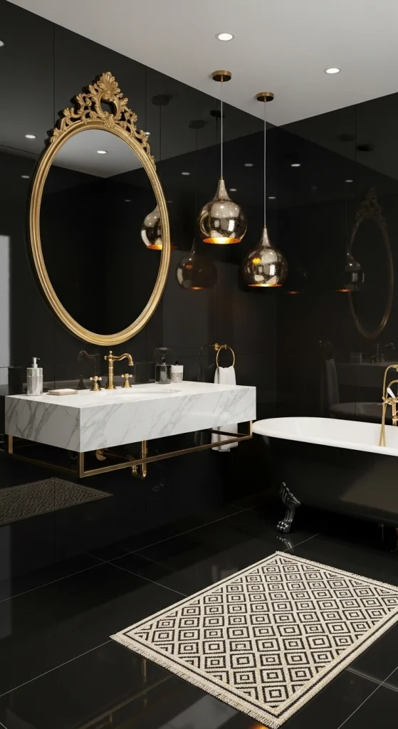 Metallic Accents For Glam Appeal