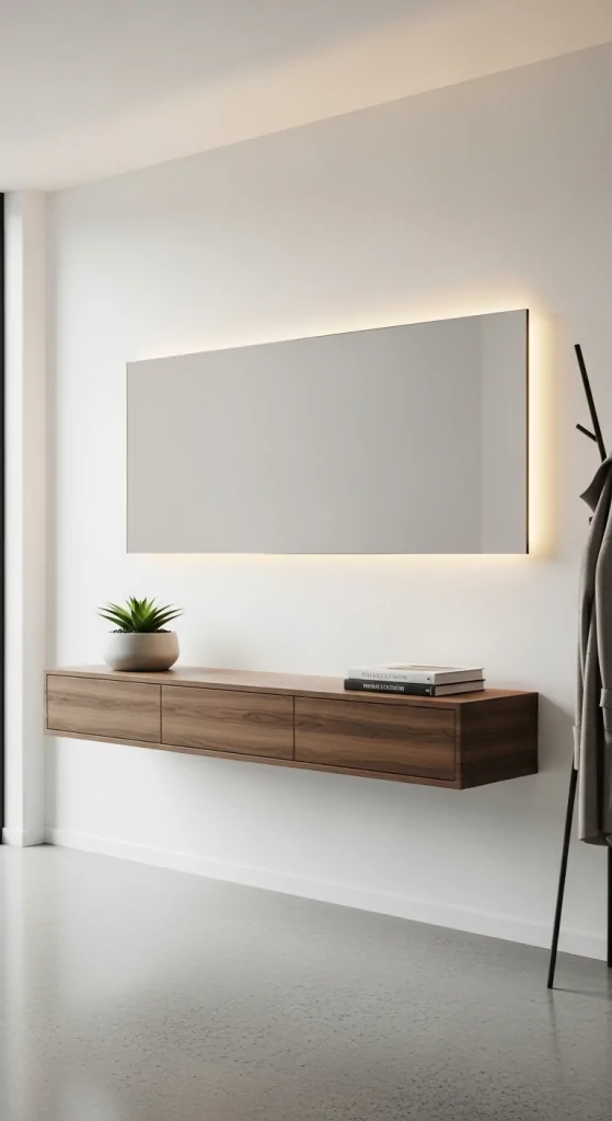 Minimalist Frameless Mirrors