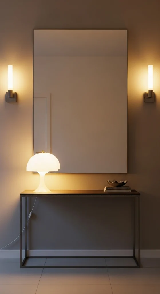 Mirrors Paired With Lighting