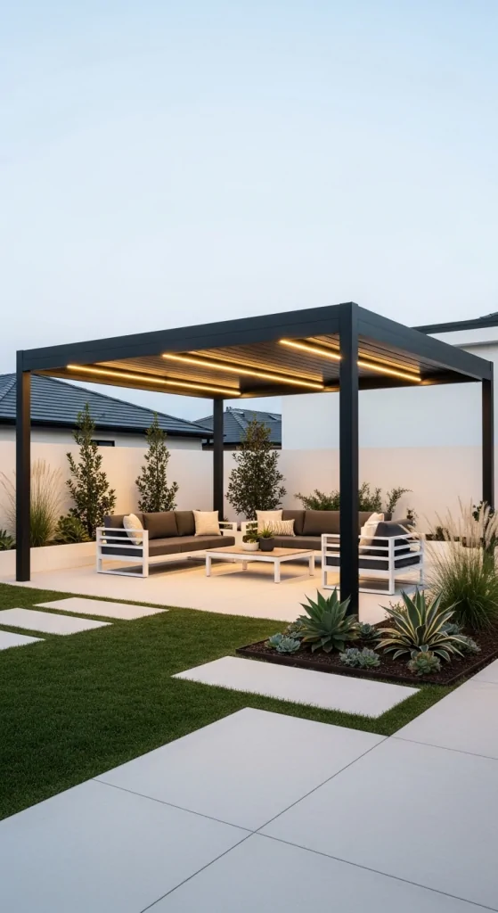 Modern Metal Pergolas