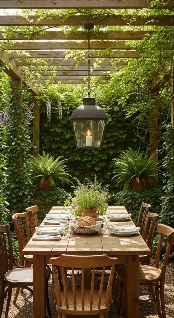 Pergola Dining Area