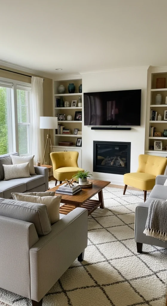 The Classic Sofa And Chairs Layout
