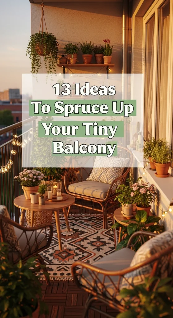 Ideas to Spruce Up Your Tiny Balcony