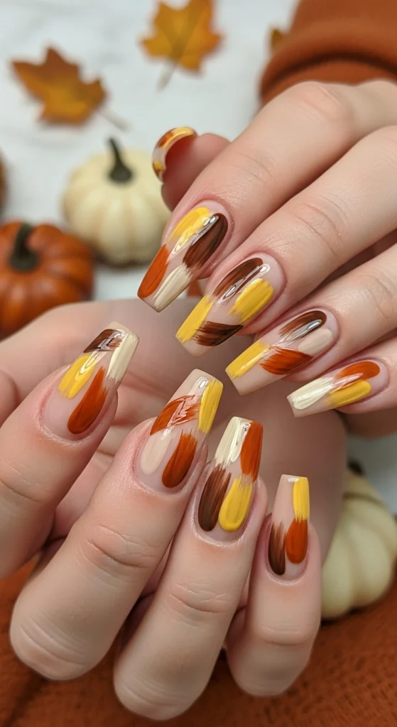 Abstract Fall Art