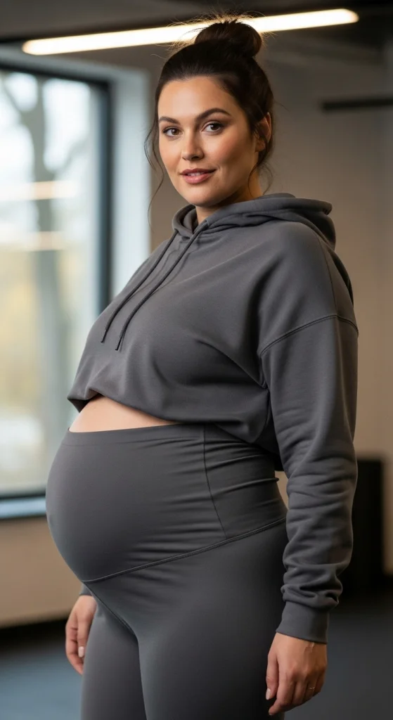 Athleisure Set With Maternity Leggings