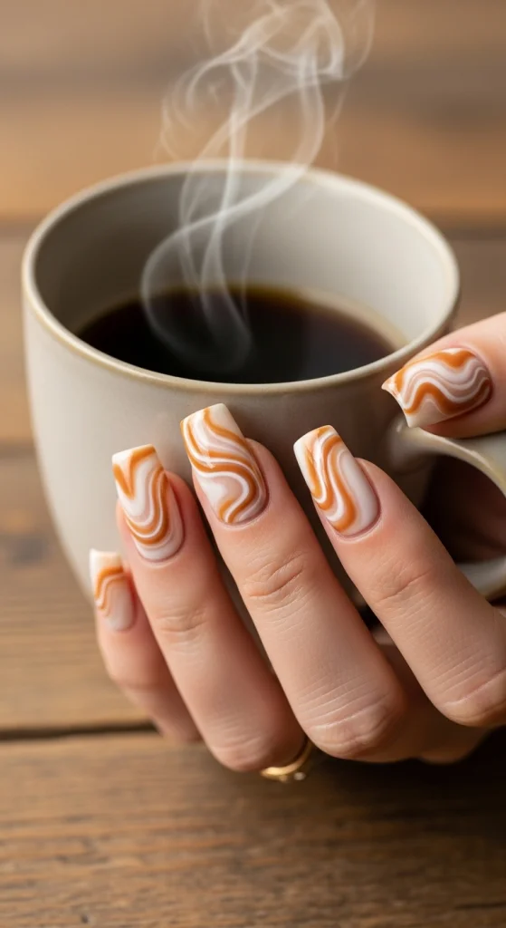 Caramel Swirl Design