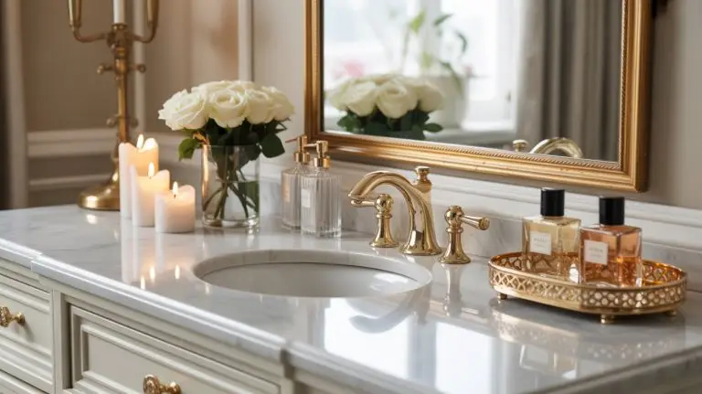 Chic and Elegant Bathroom Counter Decor Ideas
