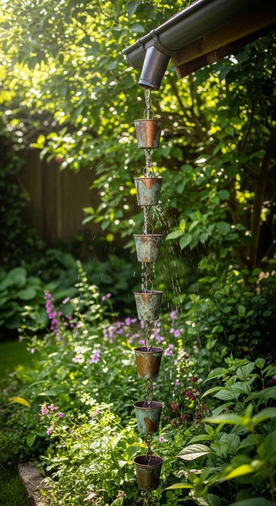 Classic Copper Cup Chains