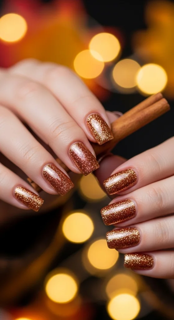 Copper Glitter Glam