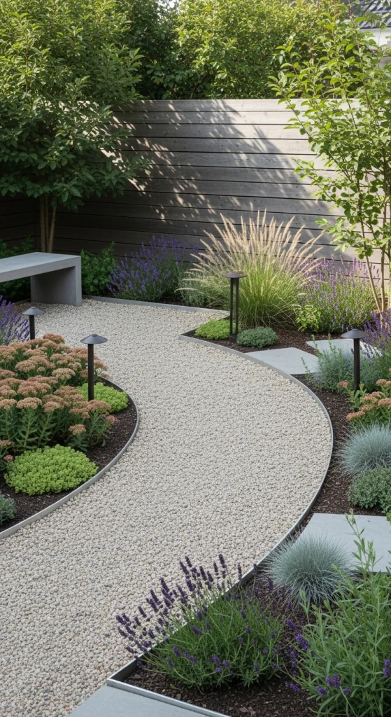 Gravel Walkway For Easy Maintenance