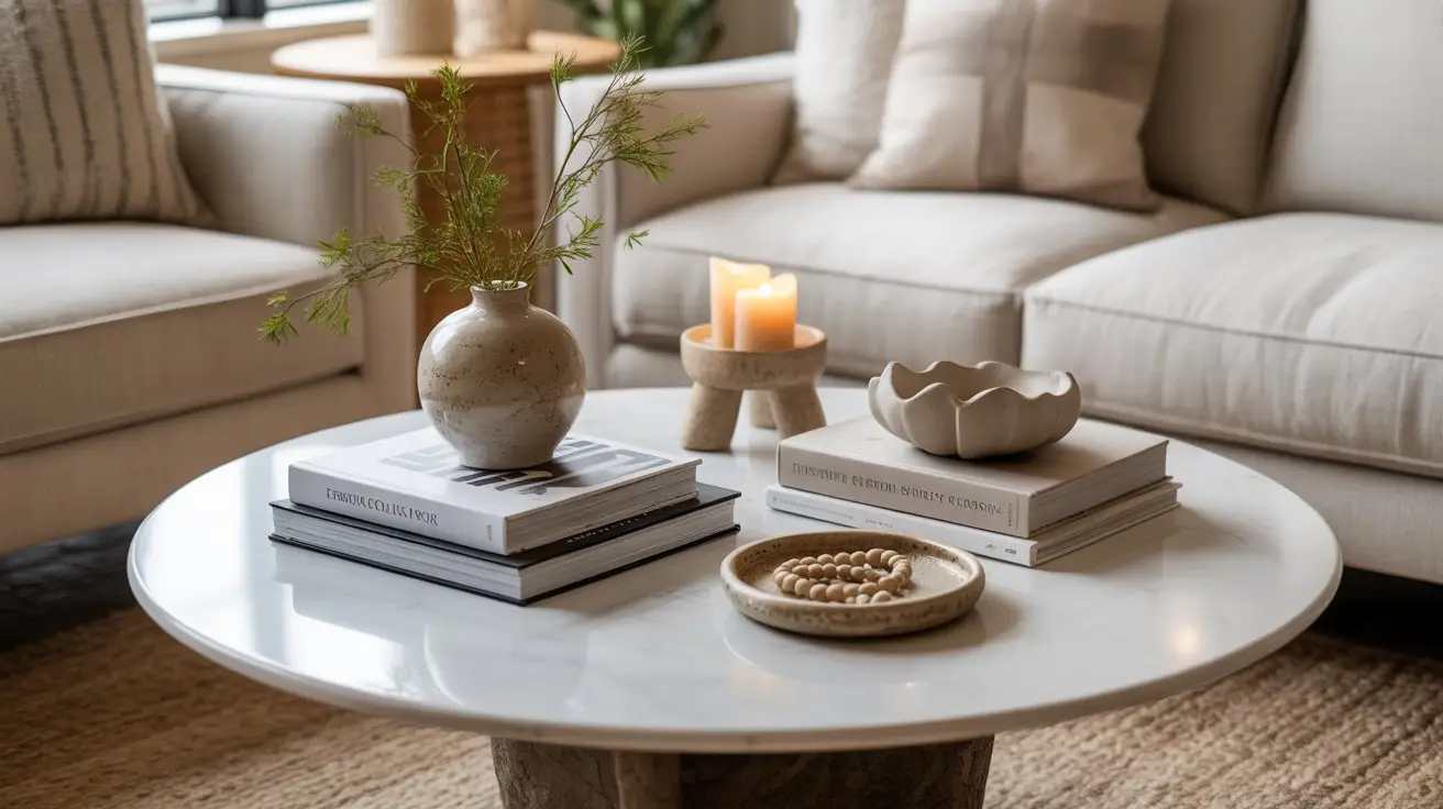 How to Style a Round Coffee Table