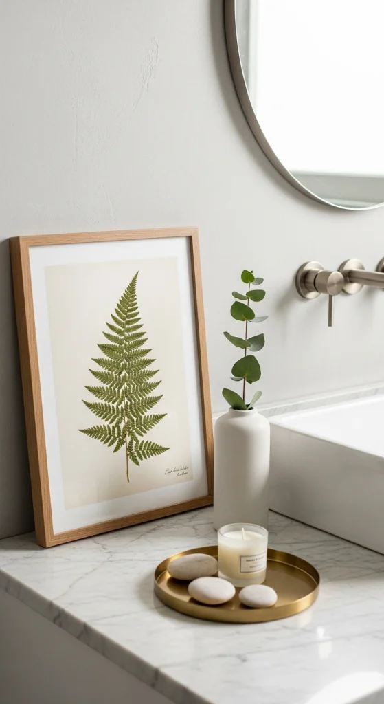 Incorporate Artwork Or A Small Frame