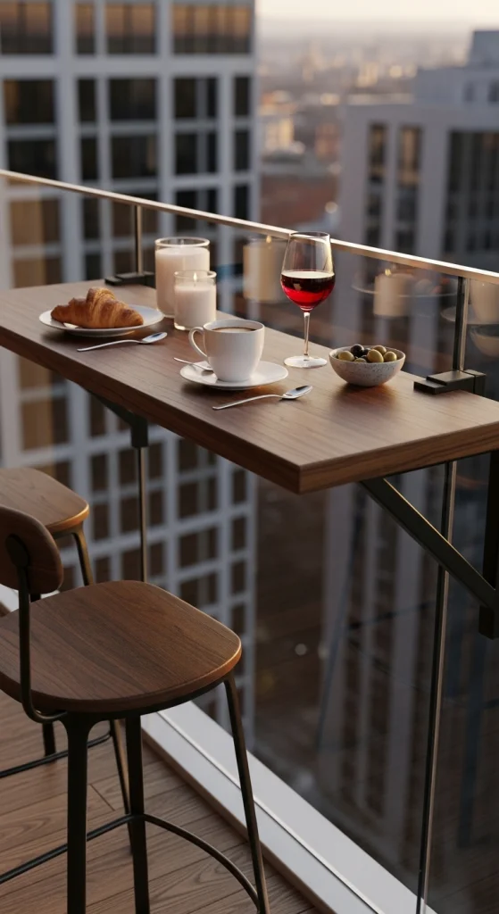 Install A Compact Bar Table