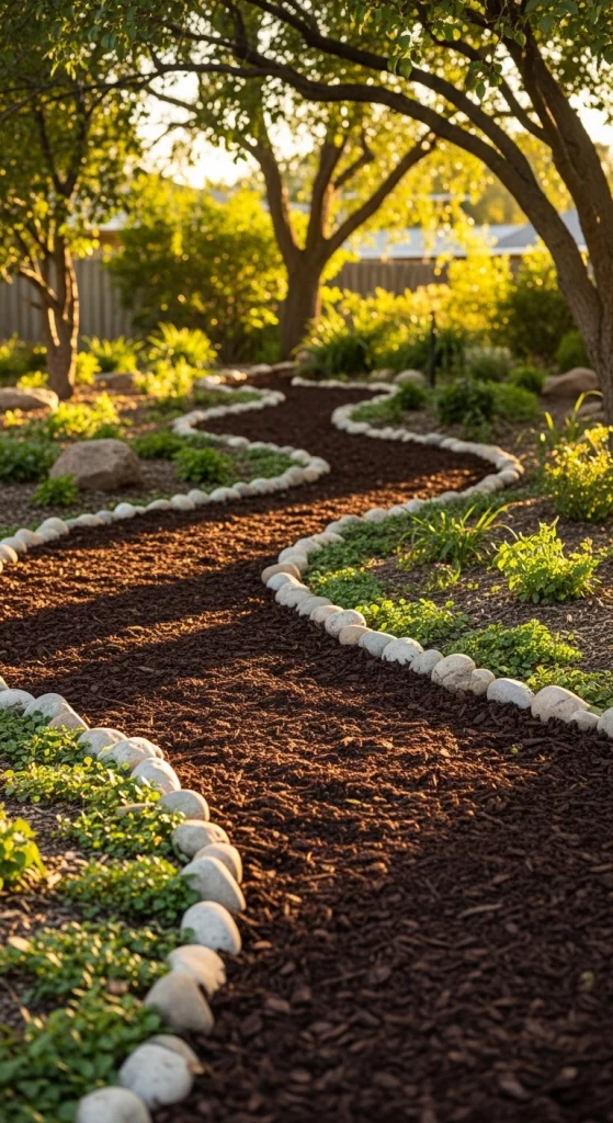 Mulch Walkway For An Eco-Friendly Option