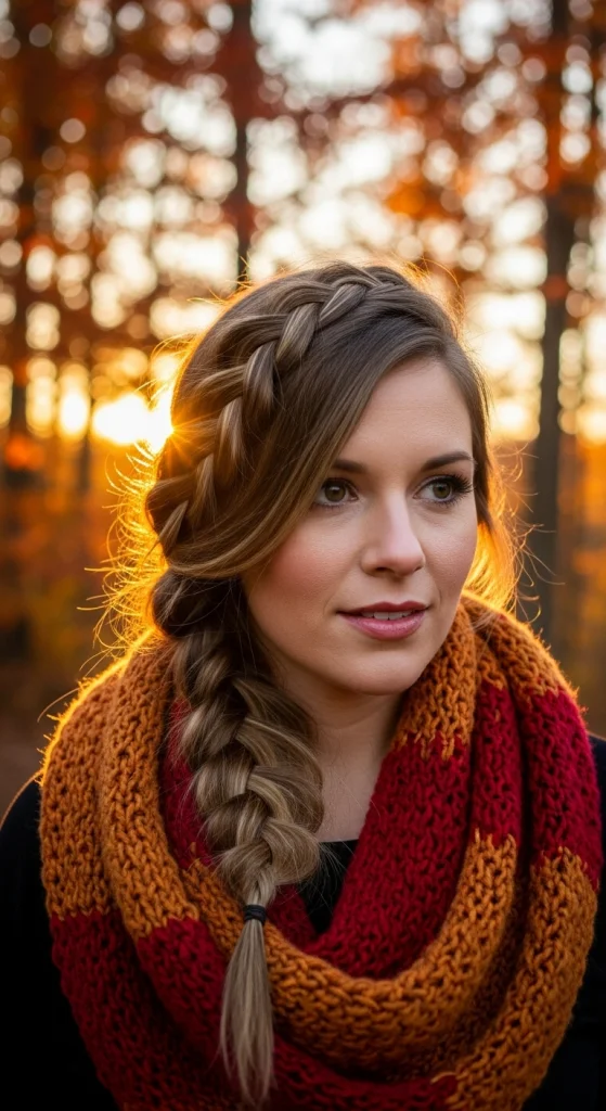 Side-Swept Dutch Braid
